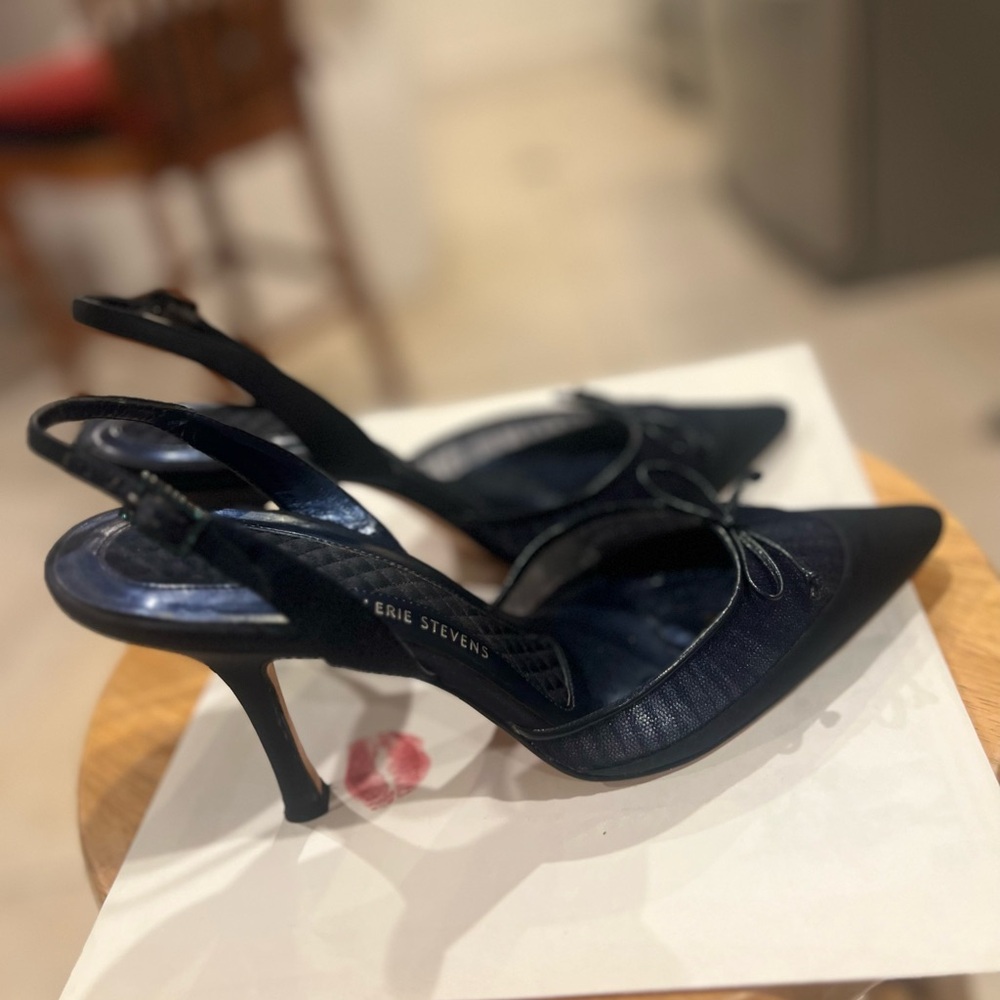 Black Slingback Heels